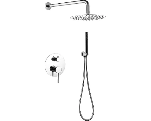 Купить Душевая система Abber Emotion AF8818 Хром в магазине сантехники Santeh-Crystal.ru