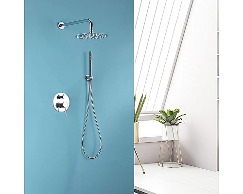 Купить Душевая система Abber Emotion AF8818 Хром в магазине сантехники Santeh-Crystal.ru