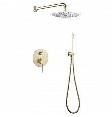 Душевая система Abber Emotion AF8818G Золото матовое