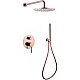 Приобрести Душевая система Abber Wasser Kreis AF8118RG Розовое золото в магазине сантехники Santeh-Crystal.ru
