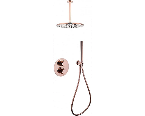 Заказать Душевая система Abber Wasser Kreis AF8121RG Розовое золото в магазине сантехники Santeh-Crystal.ru