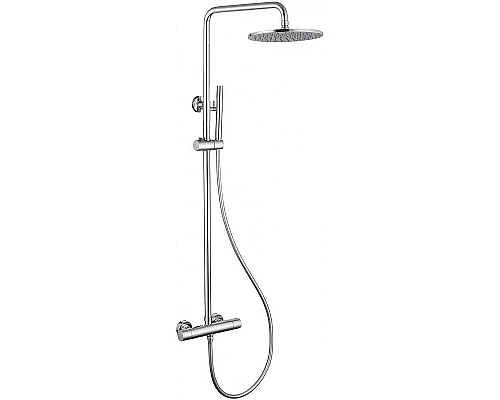 Заказать Душевая система Abber Wasser Kreis AF8160 с термостатом Хром в магазине сантехники Santeh-Crystal.ru