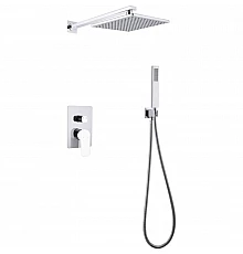 Душевая система Abber Weiss Insel AF8018W Белая Хром