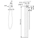 Заказать Гигиенический душ со смесителем Abber Weiss Insel AF8025 Хром в магазине сантехники Santeh-Crystal.ru