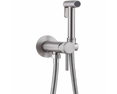 Приобрести Гигиенический душ со смесителем Allen Brau Priority 5.31A29-BN Никель брашированный в магазине сантехники Santeh-Crystal.ru
