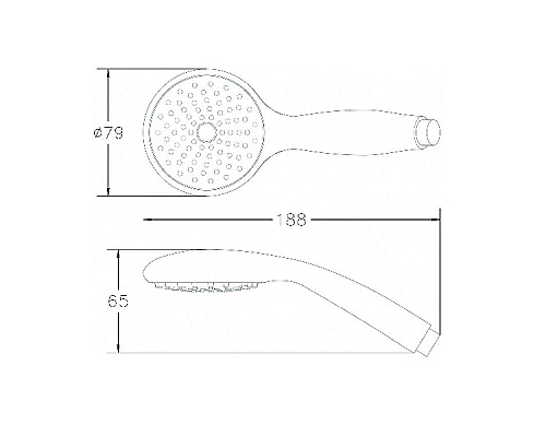 Заказать Душевой гарнитур Aquanet Cet1 AF000-06C 246852 Хром в магазине сантехники Santeh-Crystal.ru