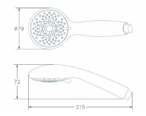Купить Душевая система Aquanet Static 2.09 257165 Хром в магазине сантехники Santeh-Crystal.ru