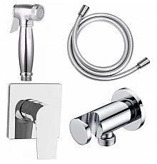 Гигиенический душ со смесителем Aquanet Static 1.02 257145 Хром