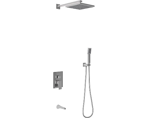 Купить Душевая система Berges Nardis 3S 071005 Хром сильвер в магазине сантехники Santeh-Crystal.ru