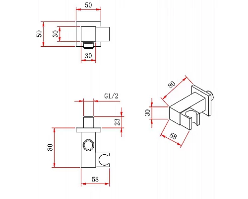 Купить Душевая система Berges Ventas 2S Black 073002 Черная матовая в магазине сантехники Santeh-Crystal.ru