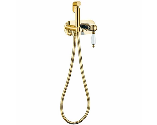 Купить Гигиенический душ со смесителем Boheme Imperiale 425 Золото в магазине сантехники Santeh-Crystal.ru