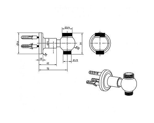 Заказать Шланговое подключение Boheme Medici 613 Бронза в магазине сантехники Santeh-Crystal.ru