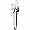 Гигиенический душ со смесителем Boheme Qubic 477-CR Хром