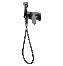 Гигиенический душ со смесителем Boheme Spectre 457-GM Оружейная сталь