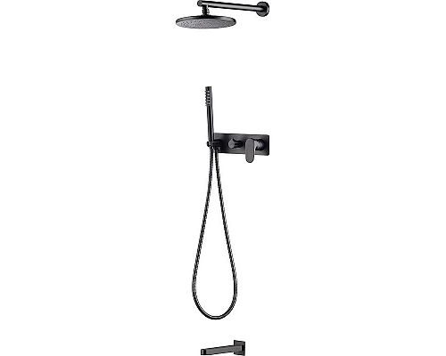 Купить Душевая система Boheme Spectre 454-2-GM Оружейная сталь в магазине сантехники Santeh-Crystal.ru
