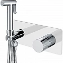 Гигиенический душ со смесителем Boheme Stick 127-WCR Белый Хром