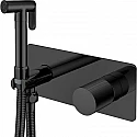 Гигиенический душ со смесителем Boheme Stick 127-BB.2 Черный матовый