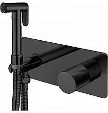 Гигиенический душ со смесителем Boheme Stick 127-BB.2 Черный матовый