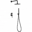 Душевая система Boheme Uno 464-SGM Оружейная сталь глянцевая