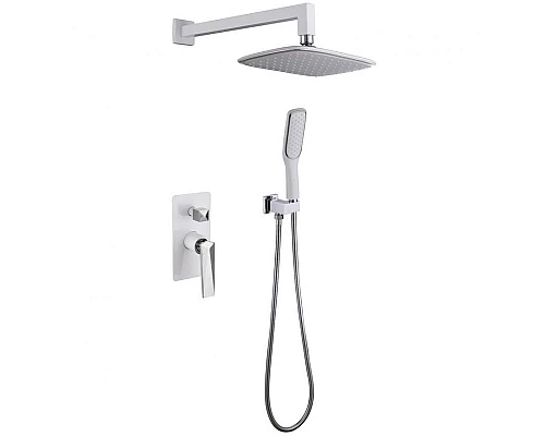 Купить Душевая система Boheme Venturo 374-W Белая Хром в магазине сантехники Santeh-Crystal.ru
