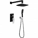 Душевая система Boheme Venturo 374-B Черная Хром
