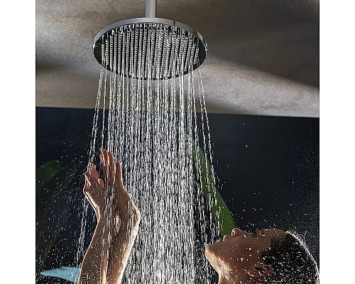 Приобрести Душевая система Bossini Apice L10505.073 с термостатом Черный матовый в магазине сантехники Santeh-Crystal.ru