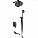 Душевая система Bronze de Luxe Scandi 14582B Черная матовая