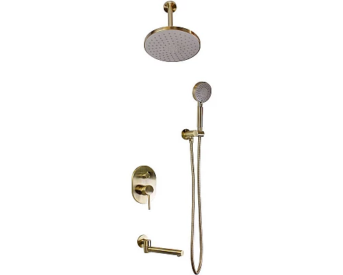 Заказать Душевая система Bronze de Luxe Scandi 14582/1BR Бронза в магазине сантехники Santeh-Crystal.ru