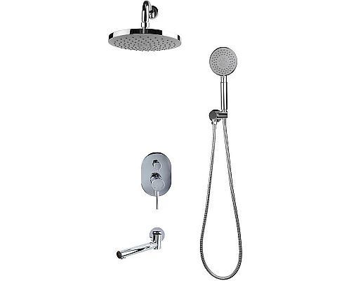 Заказать Душевая система Bronze de Luxe Scandi 14582C Хром в магазине сантехники Santeh-Crystal.ru