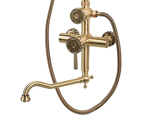 Купить Душевая система Bronze de Luxe Windsor 10120DDF Бронза в магазине сантехники Santeh-Crystal.ru