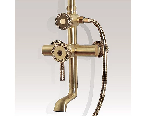Купить Душевая система Bronze de Luxe Windsor 10120F Бронза в магазине сантехники Santeh-Crystal.ru