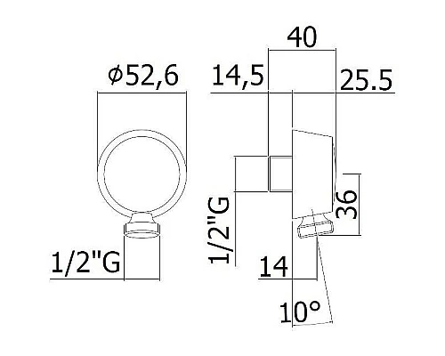 Купить Шланговое подключение Cezares CZR-AI5-BIO Белое матовое в магазине сантехники Santeh-Crystal.ru
