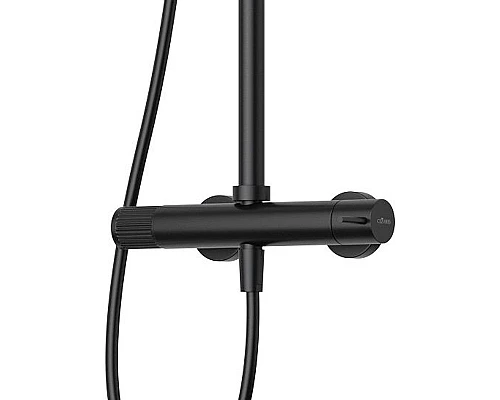 Душевая система Cezares Leaf LEAF-CDA-25-L-NOP Черная матовая