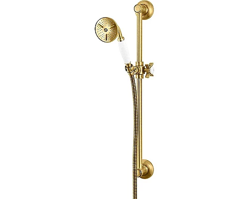 Купить Душевой гарнитур Cezares Lord-SD-03/24-Bi Золото 24 карат в магазине сантехники Santeh-Crystal.ru