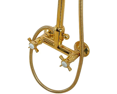 Душевая система Cezares Lord LORD-CD-30-03/24-M Золото 24 карат