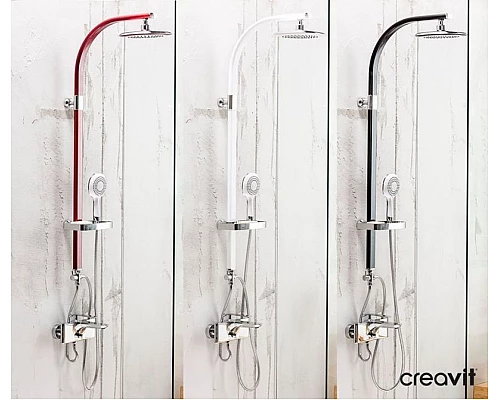 Заказать Душевая система Creavit SH771 Красная в магазине сантехники Santeh-Crystal.ru