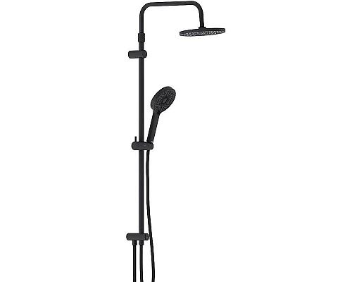 Заказать Душевая система Damixa Apollo 947000300 Черная матовая в магазине сантехники Santeh-Crystal.ru