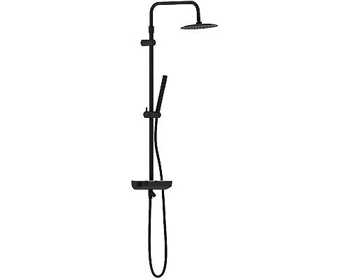 Приобрести Душевая система Damixa Scandinavian Pure 936730300 Черная матовая в магазине сантехники Santeh-Crystal.ru