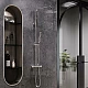 Заказать Душевая система Damixa Scandinavian Pure 936800000 с термостатом Хром в магазине сантехники Santeh-Crystal.ru