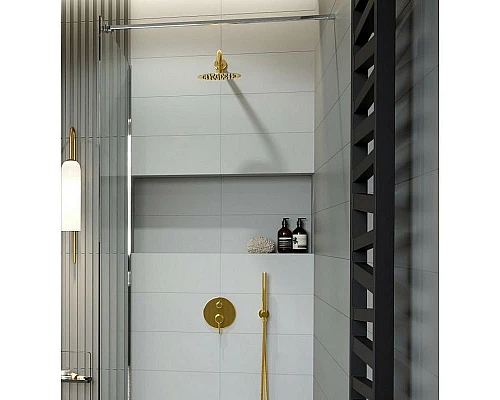 Приобрести Душевая система Excellent Pi AREX.SET.1245GL Золото в магазине сантехники Santeh-Crystal.ru