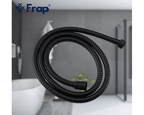 Купить Душевой шланг Frap F46-6 Черный в магазине сантехники Santeh-Crystal.ru