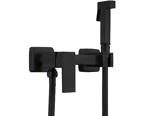 Заказать Гигиенический душ со смесителем Haiba HB5513-7 Черный матовый в магазине сантехники Santeh-Crystal.ru