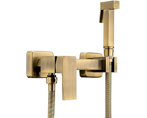 Заказать Гигиенический душ со смесителем Haiba HB5513-4 Бронза в магазине сантехники Santeh-Crystal.ru