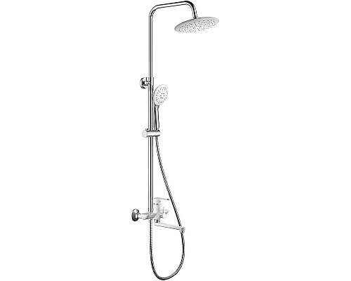Приобрести Душевая система Haiba HB24557-8 Белый Хром в магазине сантехники Santeh-Crystal.ru
