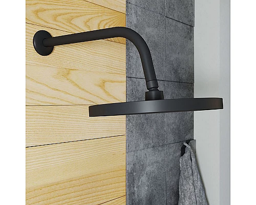 Заказать Кронштейн для верхнего душа Iddis 001BB35i61 Черный матовый в магазине сантехники Santeh-Crystal.ru