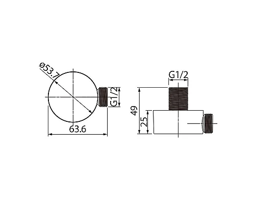 Заказать Шланговое подключение Iddis 004BL00i62 Черный в магазине сантехники Santeh-Crystal.ru