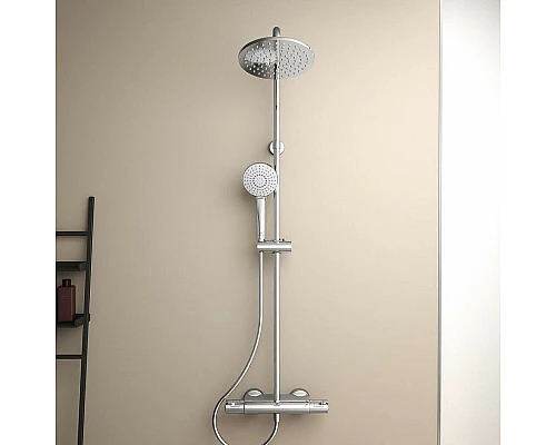 Заказать Душевая система Ideal Standard Ceratherm T50 A7230AA с термостатом Хром в магазине сантехники Santeh-Crystal.ru