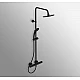 Купить Душевая система Ideal Standard Ceratherm T25 A7545XG с термостатом Черная матовая в магазине сантехники Santeh-Crystal.ru