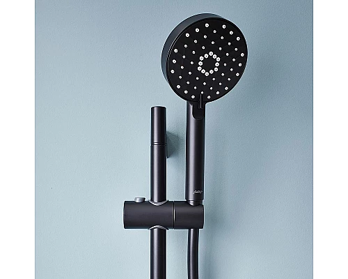 Купить Душевая штанга Jacob Delafon Awaken E24934-BL Черная матовая в магазине сантехники Santeh-Crystal.ru