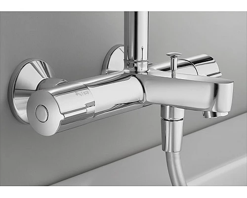 Купить Душевая система Jacob Delafon July E78192-CP Хром в магазине сантехники Santeh-Crystal.ru